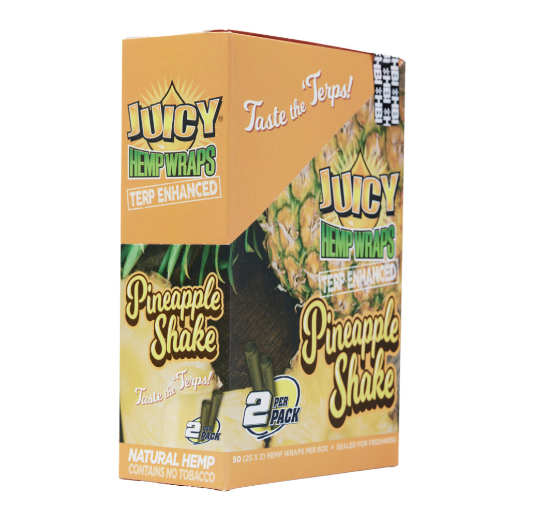 Juicy Jays Terp Enhanced Wraps Pineapple Shake 2-ct